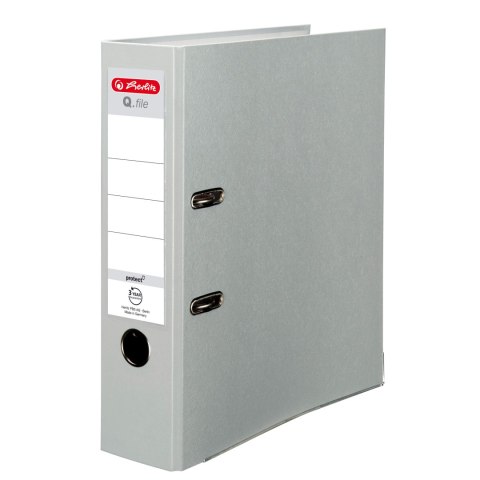 Segregator A4/80mm Q.FILE szary 11167459 Herlitz Herlitz Segregator A4/80mm Q.FILE szary 11167459 Herlitz Herlitz