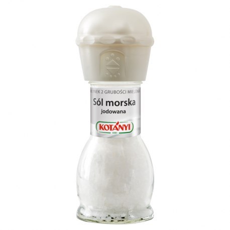 Sól morska jodowana 92g młynek KOTANYI Kamis