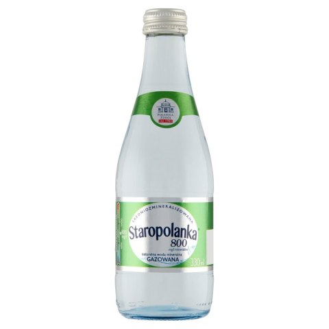 Woda STAROPOLANKA 330ml gazowana szkło zgrzewka 12szt. Staropolanka Woda STAROPOLANKA 330ml gazowana szkło zgrzewka 12szt. Staropolanka