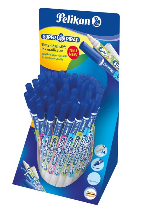 Wymazywacz do atramentu Super-Pirat 850 M niebieski 811583 Pelikan Pelikan Wymazywacz do atramentu Super-Pirat 850 M niebieski 811583 Pelikan Pelikan