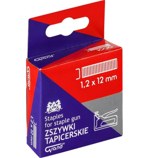 Zszywki do zszywacza tapicerskiego 1.2x12 110-1707 Grand Zszywki do zszywacza tapicerskiego 1.2x12 110-1707 Grand