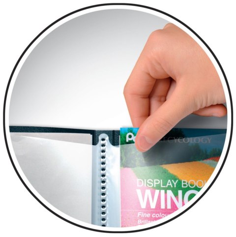 Album_ ofertowy WING, 40 kieszeni niebieski DCF444-C PENTEL (X) Pentel