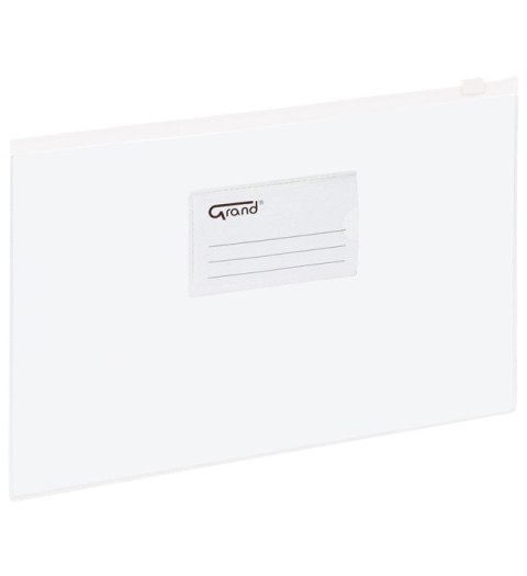 Koperta foliowa A4 na suwak EC009B biała 120-1055 GRAND (X) Grand Koperta foliowa A4 na suwak EC009B biała 120-1055 GRAND (X) Grand