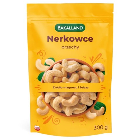 Orzechy nerkowca 300g BAKALLAND Bakalland Orzechy nerkowca 300g BAKALLAND Bakalland