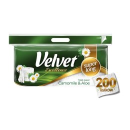 Papier toaletowy VELVET Excellence a8 rumiankowy (8szt) VELVET Velvet