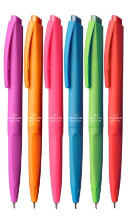 Długopis 0.7mm, mix kol.obudowy , wkład niebieski KD910-NM TETIS Tetis