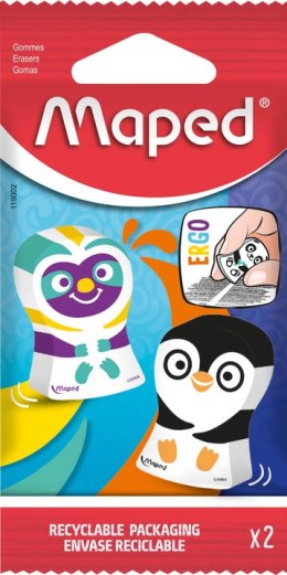 Gumka ERGO FUN mix kolorów FLOWPACK ECO 119002 MAPED Maped