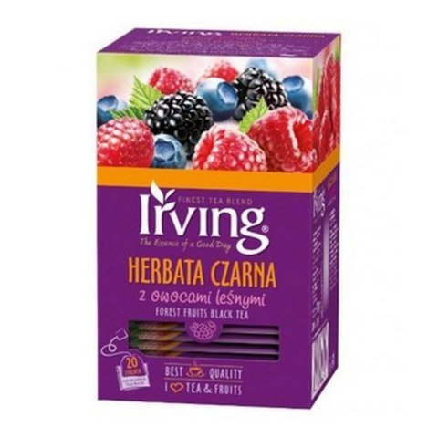 Herbata IRVING owoce leśne 20 kopert 1,5g czarna Irving Herbata IRVING owoce leśne 20 kopert 1,5g czarna Irving