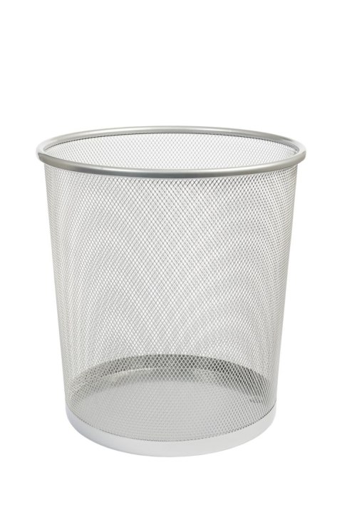 Kosz biurowy DOTTS 12L siatka srebrny 266x218x280mm Dotts