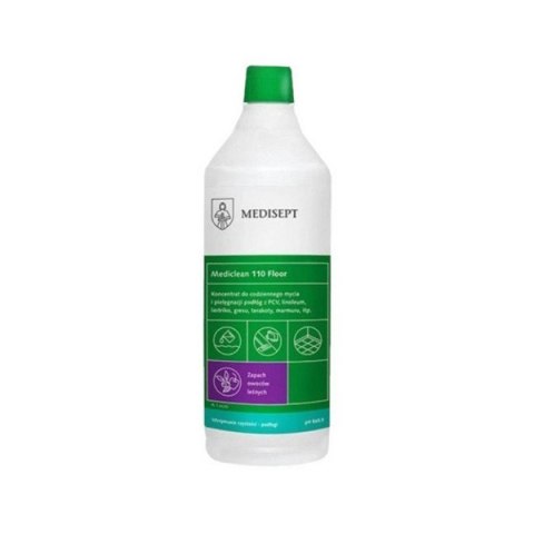 MEDICLEAN 110 Floor koncentra do mycia i pielęgnacji wodoodpornych podłóg 1L (owoce leśne) Medisept MEDICLEAN 110 Floor koncentra do mycia i pielęgnacji wodoodpornych podłóg 1L (owoce leśne) Medisept