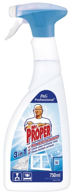 MR.PROPER Płyn spray 750ml 3w1 dezynfekcja i czyszczenie powierzchni i szkła 1001001331 Mr. Proper