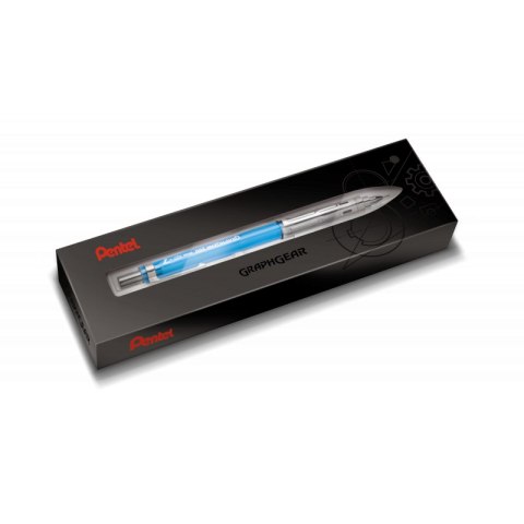 Ołówek automatyczny Pentel 0,7 mm GRAPHGEAR 300 transparentny błękitny PG317-TSX Pentel Ołówek automatyczny Pentel 0,7 mm GRAPHGEAR 300 transparentny błękitny PG317-TSX Pentel