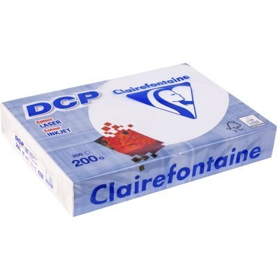 Papier xero satynowy A4/200g DCP biały 1807 250ark Clairefontaine Dcp