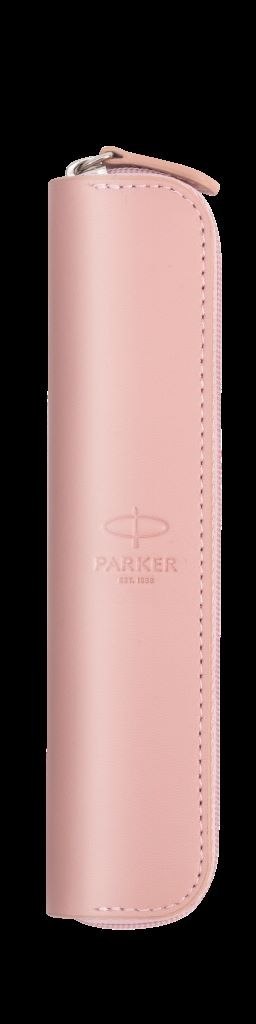 Piórnik etui różowe (puste)-PARKER PINK PEN POUCH EMEA, 2186242 Parker