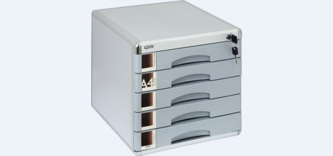 Pojemnik z 5 szufladami GR-SM05 GRAND 298mm/358mm/306mm 120-1777 Yellow One