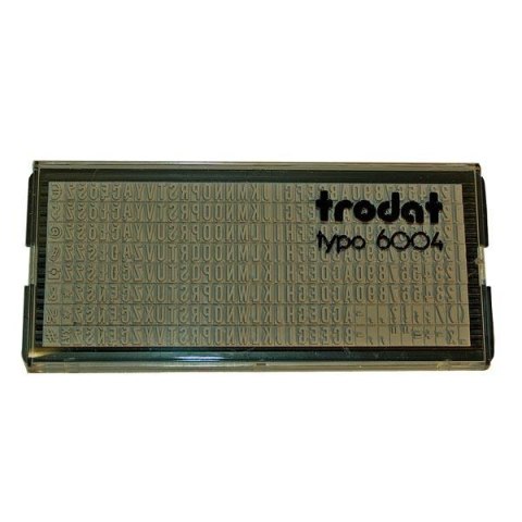 Zestaw czcionek 4mm 6004 POL TRODAT 3mm 6003 (X) Trodat Zestaw czcionek 4mm 6004 POL TRODAT 3mm 6003 (X) Trodat