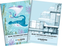 Blok techniczny Top 2000 Creatinio A3 10 kartek 160 g kolor 400176680 Top 2000