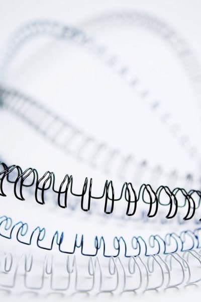 Grzbiety drutowe białe 8mm (100szt) 53258 FELLOWES (36-50 kartek) 5/16" skok 3:1 Fellowes