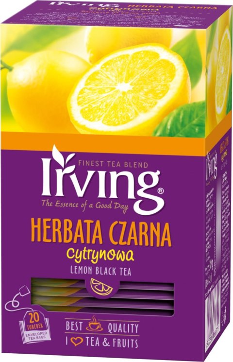 Herbata IRVING cytrynowa 20t czarna Irving