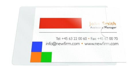 Kieszeń samop.na wiz.95*60(10) P10108 Biella