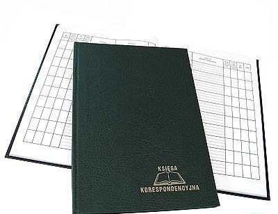 Nowy inkdeks ks 1320088 Księga korespondencyjna 300 k. zielona WARTA 1824-229-018 WARTA Warta
