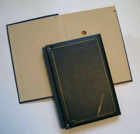 Teczka do podpisu 20k. harmonijka, gąbka, czarna WARTA 1824-920-014 Warta