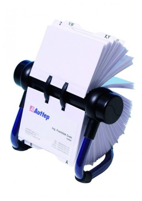 Wizyt.obrot.ROTACARD WI-40 DONAU AV225 METAL 450wizytówek Donau