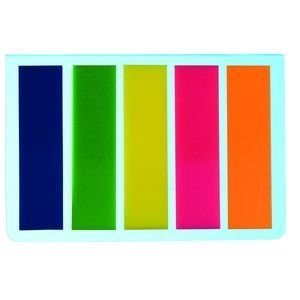 Zakładka indeksująca DOTTS 45x12 5x25kartek neonowa prosta Dotts