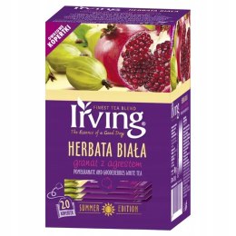 Herbata IRVING granat z agrestem 20 kopert 1,5g biała Irving