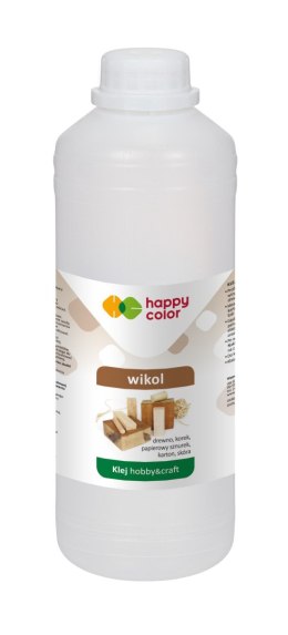 Klej Wikol premium, butelka 500g, Happy Color HA 3420 0500 Happy Color