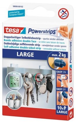 Plastry samoprzylepne TESA POWERSTRIPS duże kpl 10sztuk 58000-00132-01 Tesa