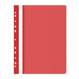 Skoroszyt , PP, A4, miękki, 100/170mikr., wpinany, czerwony, typu OFFICE PRODUCTS 21104121-04 Office Product