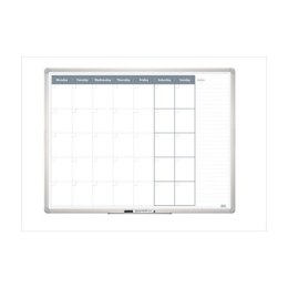Tablica planer miesięczny 120 x 90 cm, rama aluminiowa, TP007 2x3 2x3