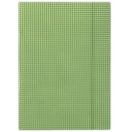 Teczka z gumką w kratę zielona FEP06 (X) Donau
