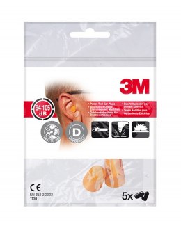 Zatyczki do uszu 3M (1100), stożkowe (X) Scotch 3M