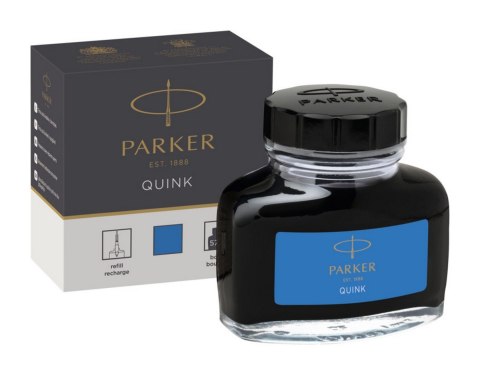 Atrament QUINK w butelce (57 ml) niebieski zmywalny 1950377 PARKER Parker Atrament QUINK w butelce (57 ml) niebieski zmywalny 1950377 PARKER Parker
