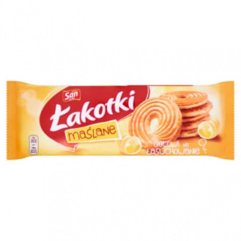 Ciastka SAN ŁAKOTKI maślane 168g Łakotki Ciastka SAN ŁAKOTKI maślane 168g Łakotki