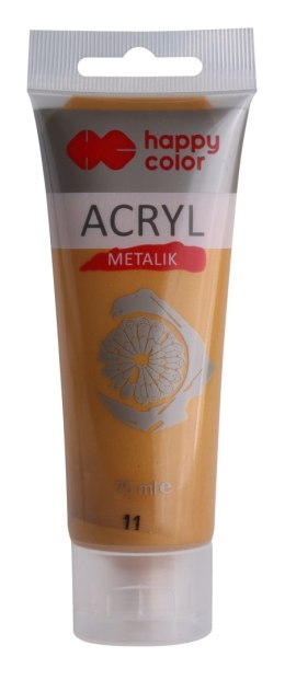 Farba akrylowa 75ml, złoty, Happy Color HA 7370 0075-11 Happy Color