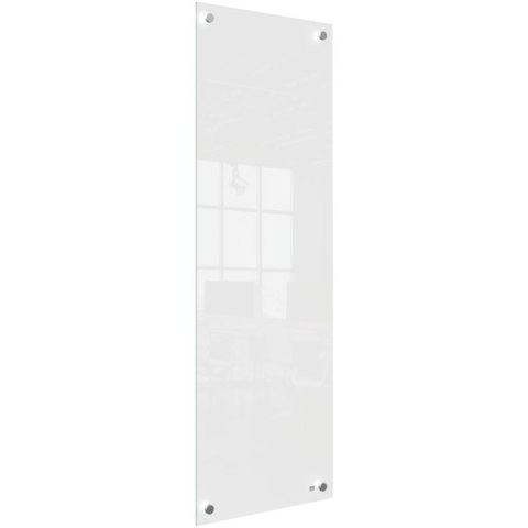 Mała podłużna szklana tablica suchościeralna Nobo Home 300x900mm, biała 1915604 Nobo Mała podłużna szklana tablica suchościeralna Nobo Home 300x900mm, biała 1915604 Nobo