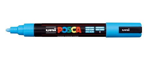 Marker z tuszem pigmentowym PC-5M jasno-niebieski POSCA UNPC5M/DJNI Posca Marker z tuszem pigmentowym PC-5M jasno-niebieski POSCA UNPC5M/DJNI Posca