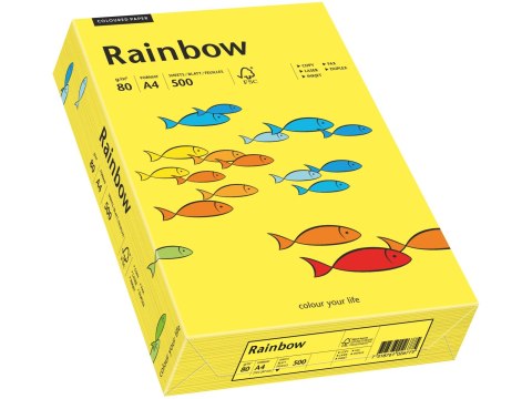 Papier xero A4/160g R14 żółty/ słoneczny 88042327 RAINBOW Papyrus Papier xero A4/160g R14 żółty/ słoneczny 88042327 RAINBOW Papyrus