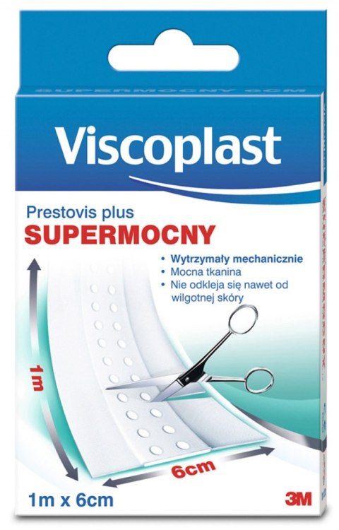Plaster do cięcia VISCOPLAST Uniwersalny, PRESTOVIS PLUS, SUPERMOCNY, 6cmx1m Viscoplast 3M Plaster do cięcia VISCOPLAST Uniwersalny, PRESTOVIS PLUS, SUPERMOCNY, 6cmx1m Viscoplast 3M