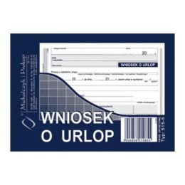 515-5 Wniosek o urlop, A6 40 kartek, MICHALCZYK&PROKOP Michalczyk i Prokop