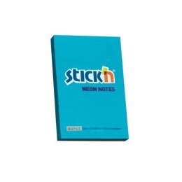 Bloczek STICKN 76x51mm niebieski neon 100k 21207 STICKN StickN