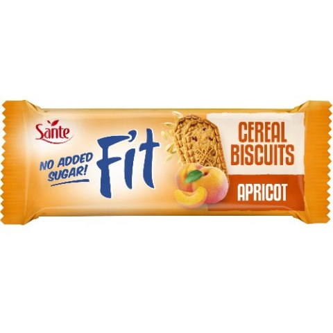 Ciasteczka zbożowe z morelą Fit bez cukru 50g SANTE Sante