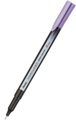 Cienkopis pointliner colour, lawendowy z tuszem na bazie wody, S40-V2 PENTEL Pentel