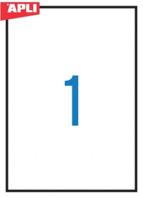 Etykiety 10819 210*297 (25) permanentne APLI Apli