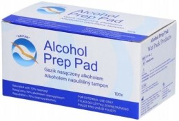 Gaziki do dezynfekcji nasączone alkoholem Alcohol Pad, 100 szt. Softmed