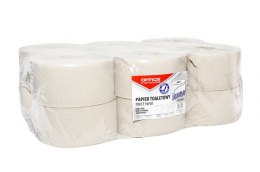Papier toaletowy makulaturowy Jumbo, 1-warstwowy, 120m, 12szt., szary, typu OFFICE PRODUCTS 22046159-10 Office Product