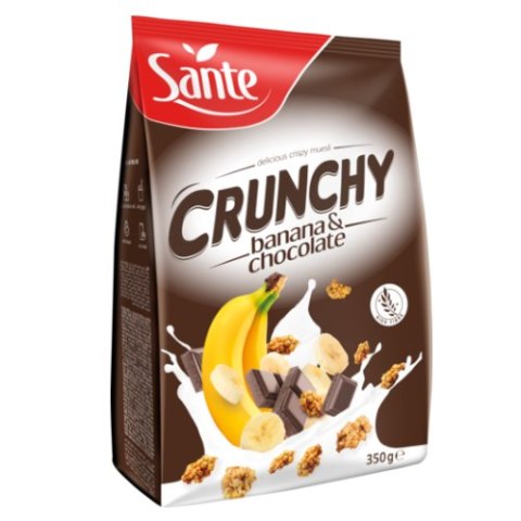 Płatki bananowe Crunchy 350g SANTE Sante